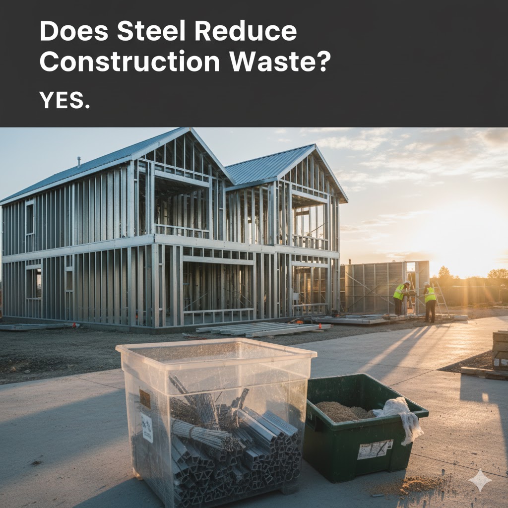 Does Steel Reduce Construction Waste?